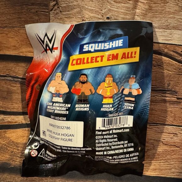 WWE Hulk Hogan Squishie Wrestling Action Figure Walmart Exclusive 2024 NIB - Picture 2 of 2